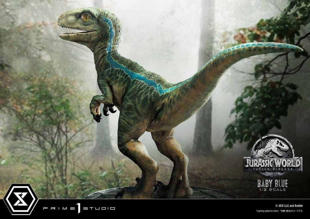Jurassic World Fallen Kingdom Baby Blue 1/2 Scale Statue Gallery Image 5