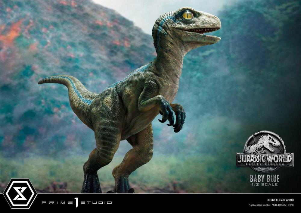 Jurassic World Fallen Kingdom Baby Blue 1/2 Scale Statue Gallery Image 3
