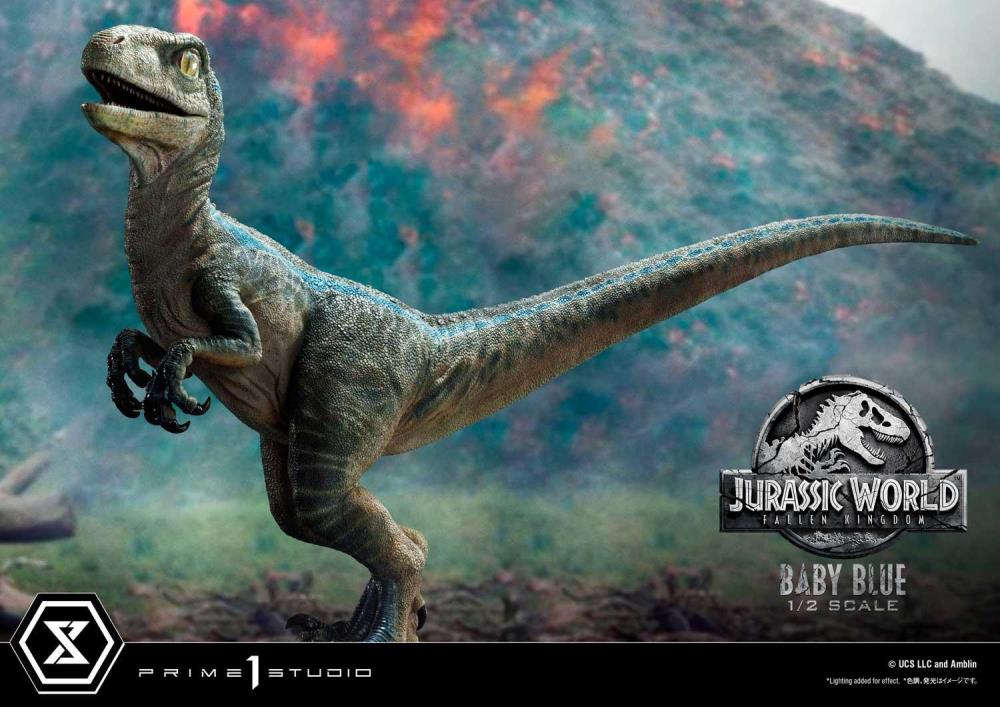 Jurassic World Fallen Kingdom Baby Blue 1/2 Scale Statue Gallery Image 4