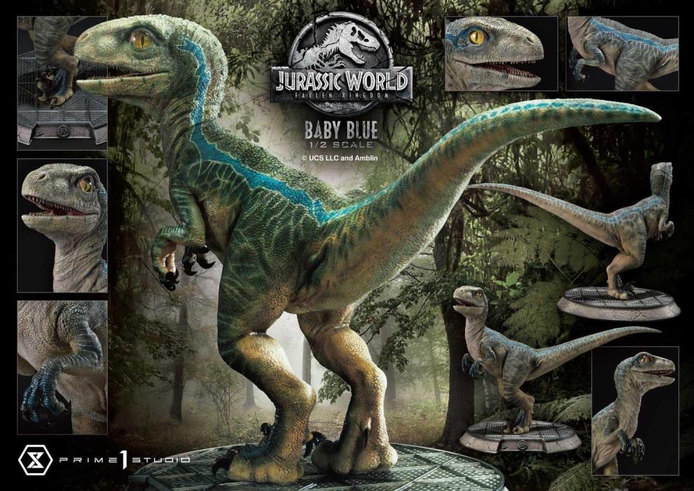 Jurassic World Fallen Kingdom Baby Blue 1/2 Scale Statue Gallery Image 32