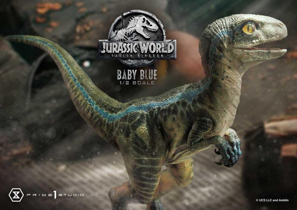 Jurassic World Fallen Kingdom Baby Blue 1/2 Scale Statue Gallery Image 6