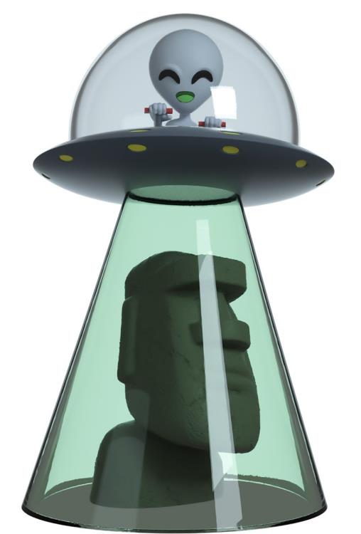 Ancient Aliens UFO Vinyl Figure Gallery Image 9