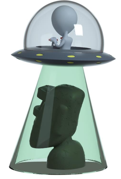 Ancient Aliens UFO Vinyl Figure Gallery Image 6