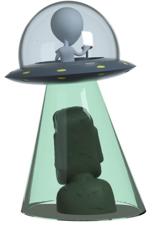 Ancient Aliens UFO Vinyl Figure Gallery Image 5