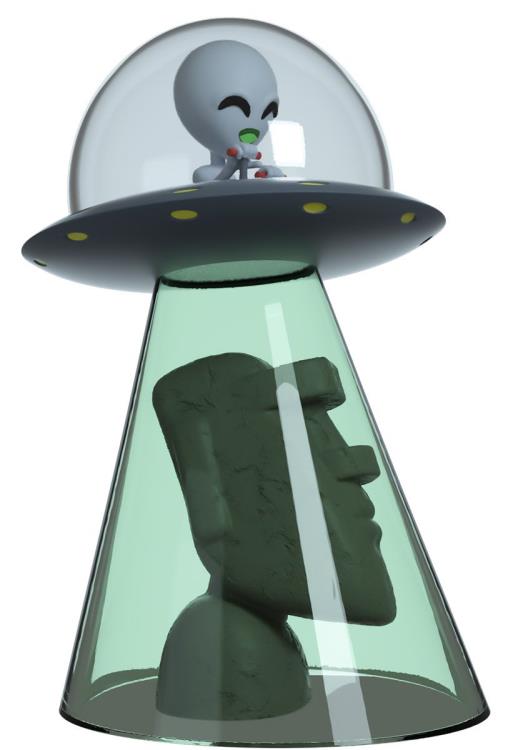 Ancient Aliens UFO Vinyl Figure Gallery Image 3