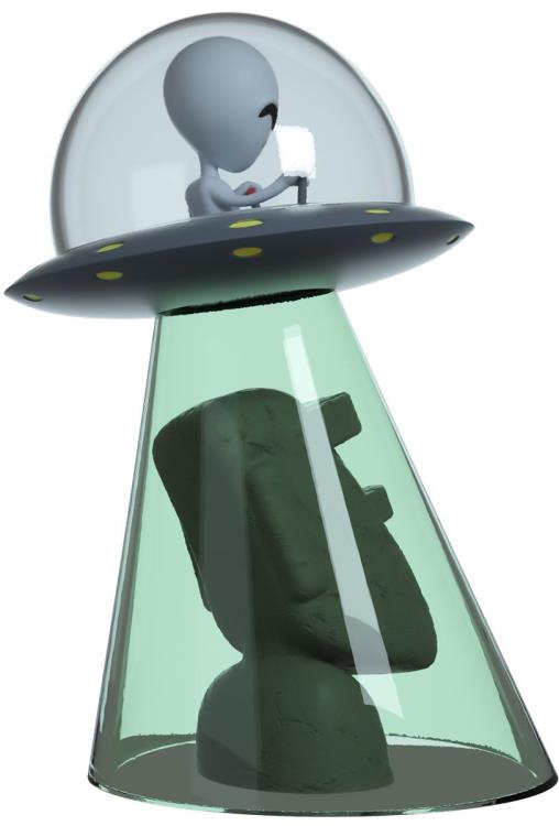 Ancient Aliens UFO Vinyl Figure Gallery Image 4