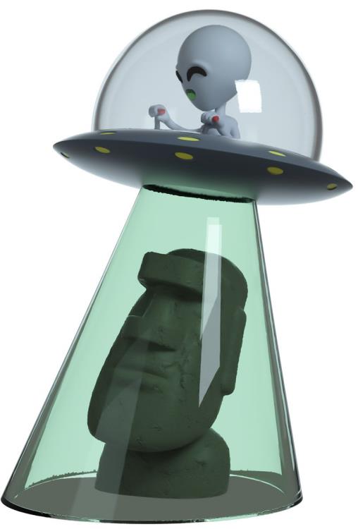 Ancient Aliens UFO Vinyl Figure Gallery Image 8