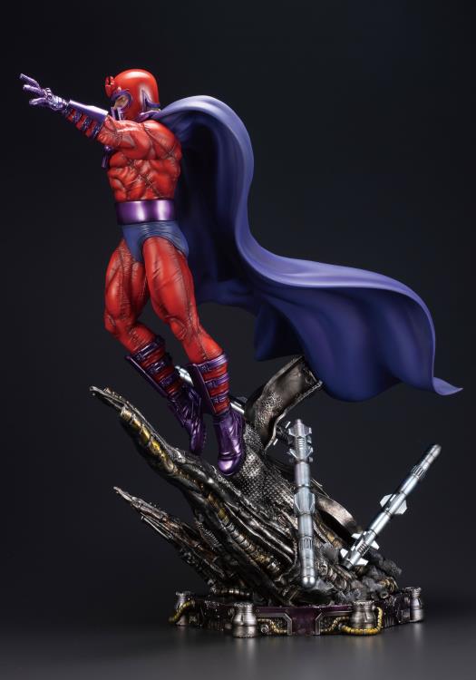 Marvel Universe Magneto Fine Art Statue Gallery Image 4