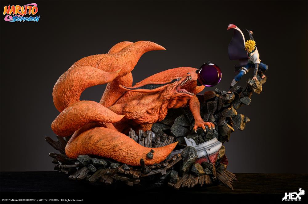 Naruto: Shippuden Battle of Destiny: Namikaze Minato vs. Kurama Limited Edition Ultimate Diorama Statue Gallery Image 4