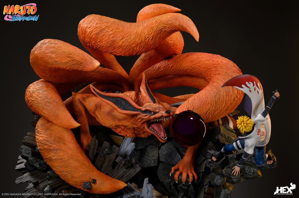 Naruto: Shippuden Battle of Destiny: Namikaze Minato vs. Kurama Limited Edition Ultimate Diorama Statue Gallery Image 9