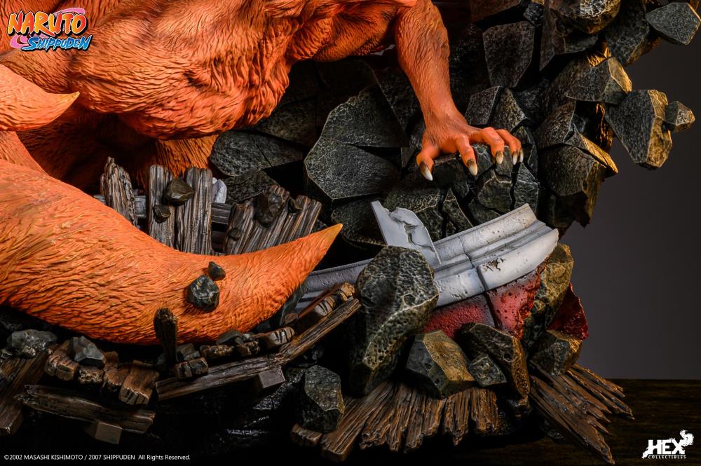 Naruto: Shippuden Battle of Destiny: Namikaze Minato vs. Kurama Limited Edition Ultimate Diorama Statue Gallery Image 11