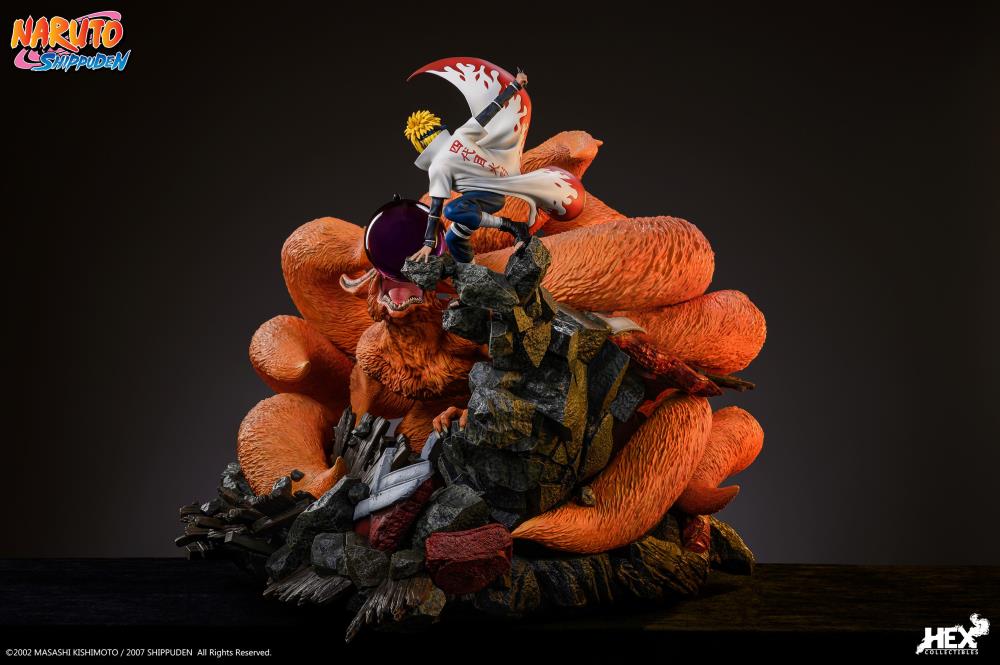 Naruto: Shippuden Battle of Destiny: Namikaze Minato vs. Kurama Limited Edition Ultimate Diorama Statue Gallery Image 7