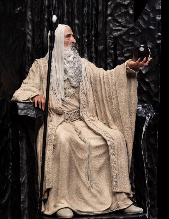 The Lord of the Rings Saruman The White on Throne 1/6 Scale Limited Edition Statue Gallery Image 12