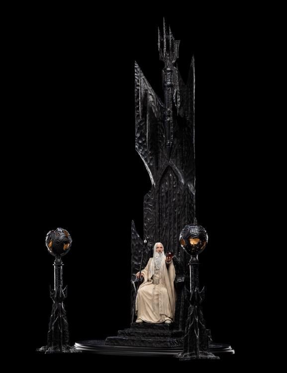 The Lord of the Rings Saruman The White on Throne 1/6 Scale Limited Edition Statue Gallery Image 9