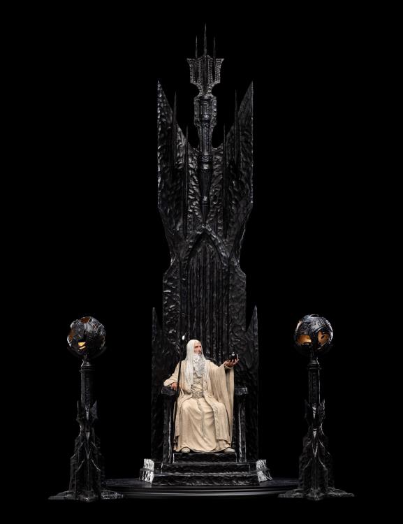The Lord of the Rings Saruman The White on Throne 1/6 Scale Limited Edition Statue Gallery Image 3