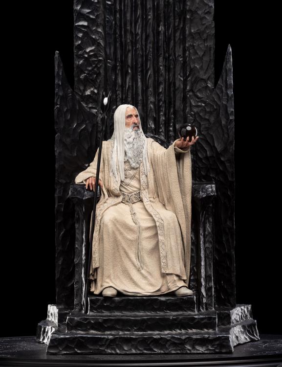 The Lord of the Rings Saruman The White on Throne 1/6 Scale Limited Edition Statue Gallery Image 10