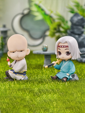 Jue Ding Jia Fugui and Tang Lin Figure Set Gallery Image 2