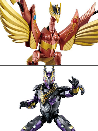 Kamen Rider Ryuki So-Do Chronicle Gold Phoenix & Gigazelle Set Gallery Image 2