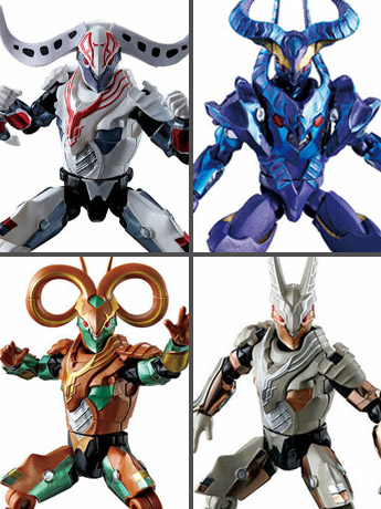 Kamen Rider Ryuki So-Do Chronicle Zelles Set of 4 Figures Gallery Image 2