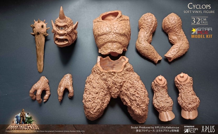 The 7th Voyage of Sinbad Cyclops Soft Vinyl Model Kit Gallery Image 8
