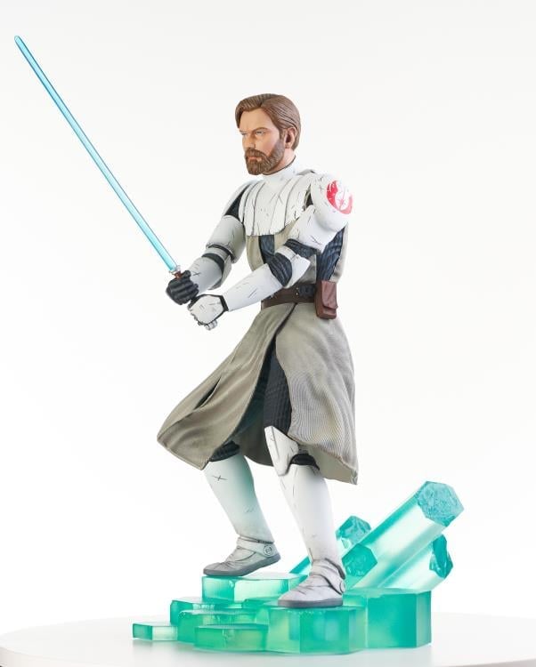 Star Wars: The Clone Wars Premier Collection General Obi-Wan Kenobi 1/7 Scale BBTS Shared Exclusive Statue Gallery Image 4