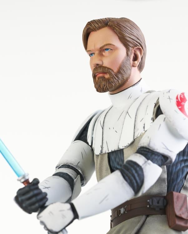 Star Wars: The Clone Wars Premier Collection General Obi-Wan Kenobi 1/7 Scale BBTS Shared Exclusive Statue Gallery Image 13