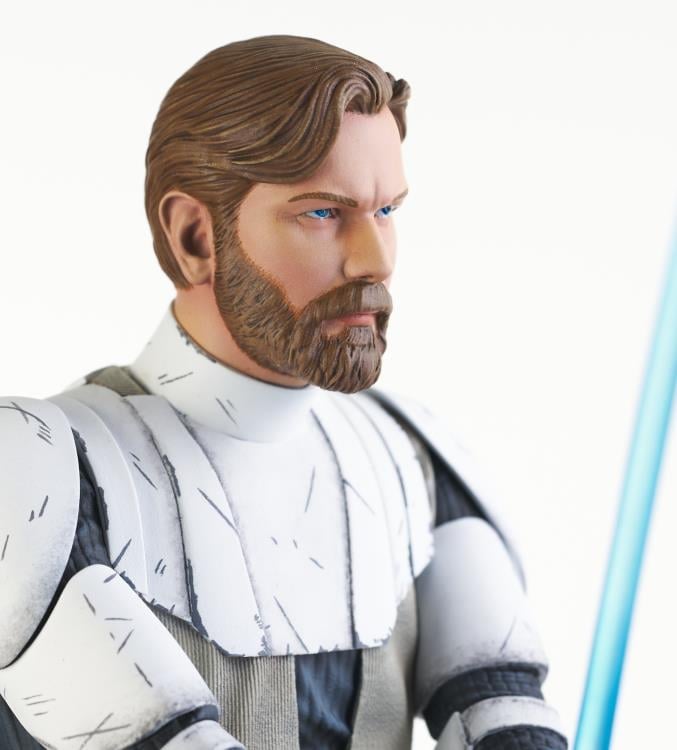 Star Wars: The Clone Wars Premier Collection General Obi-Wan Kenobi 1/7 Scale BBTS Shared Exclusive Statue Gallery Image 10