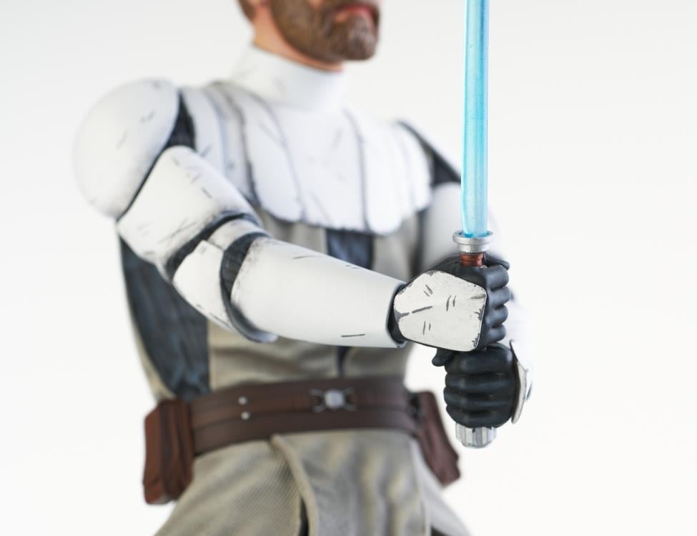 Star Wars: The Clone Wars Premier Collection General Obi-Wan Kenobi 1/7 Scale BBTS Shared Exclusive Statue Gallery Image 15