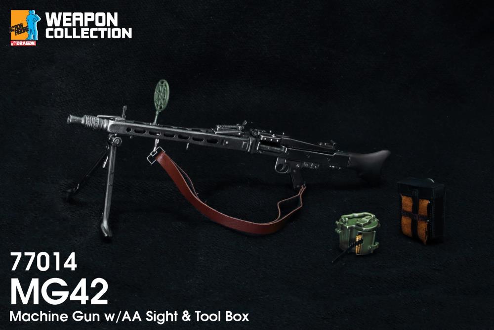 MG42 Machine Gun w/ AA Sight & Tool Box 1/6 Scale Accessory Set Gallery Image 3