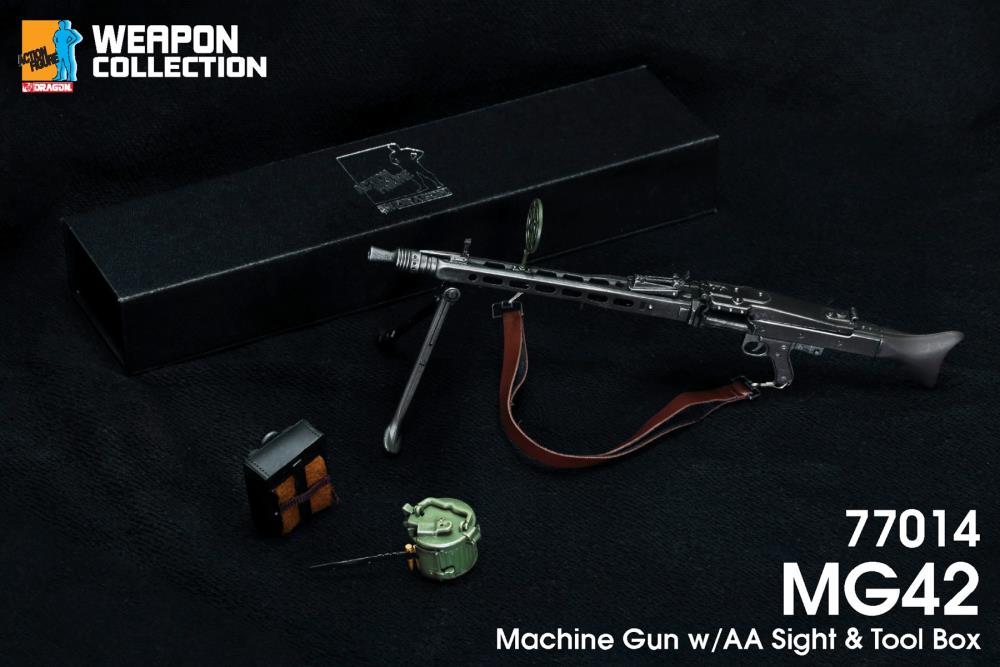 MG42 Machine Gun w/ AA Sight & Tool Box 1/6 Scale Accessory Set Gallery Image 5