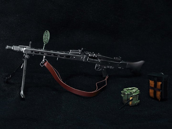 MG42 Machine Gun w/ AA Sight & Tool Box 1/6 Scale Accessory Set Gallery Image 1