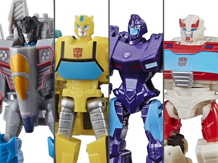 Transformers: Bumblebee Cyberverse Adventures Scout Wave 3 Set of 4 Figures Gallery Image 1
