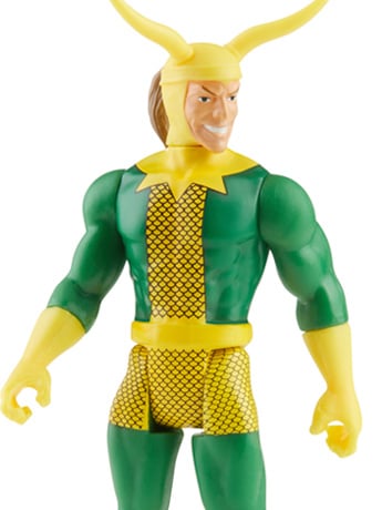 Marvel Legends Retro Collection 3.75" Loki Action Figure Gallery Image 2