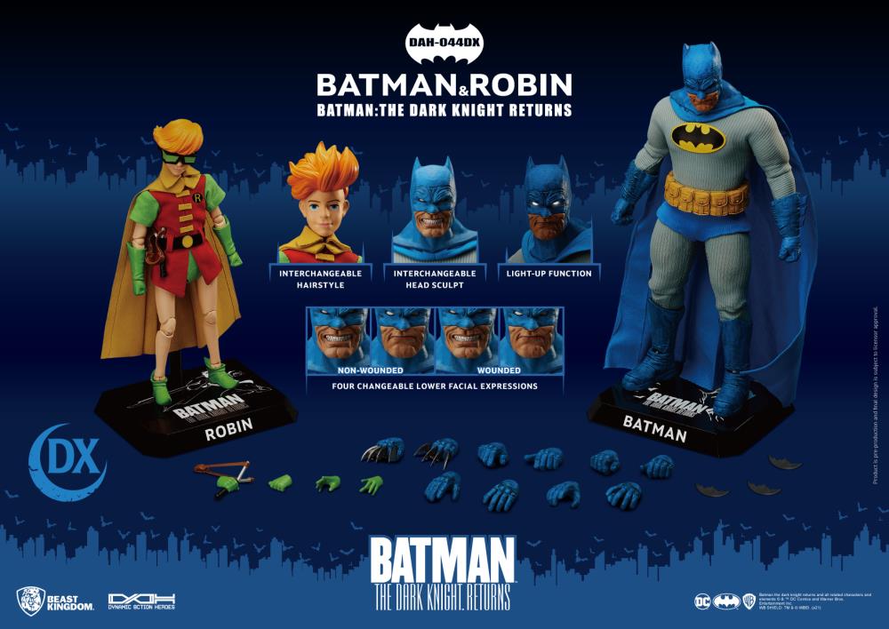 Batman: The Dark Knight Returns Dynamic 8ction Heroes DAH-044DX Batman & Robin Set Gallery Image 16