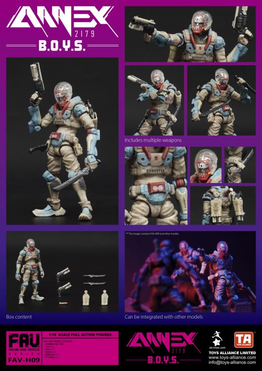 Annex 2179 FAV-H09 B.O.Y.S. Action Figure Gallery Image 6