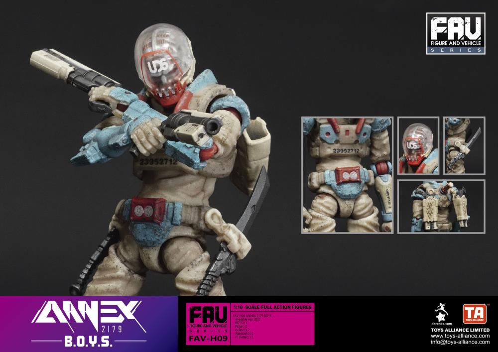 Annex 2179 FAV-H09 B.O.Y.S. Action Figure Gallery Image 5