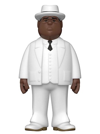 Notorious B.I.G. Gold Biggie Smalls White Suit 12-Inch Premium Vinyl Figure Gallery Image 2
