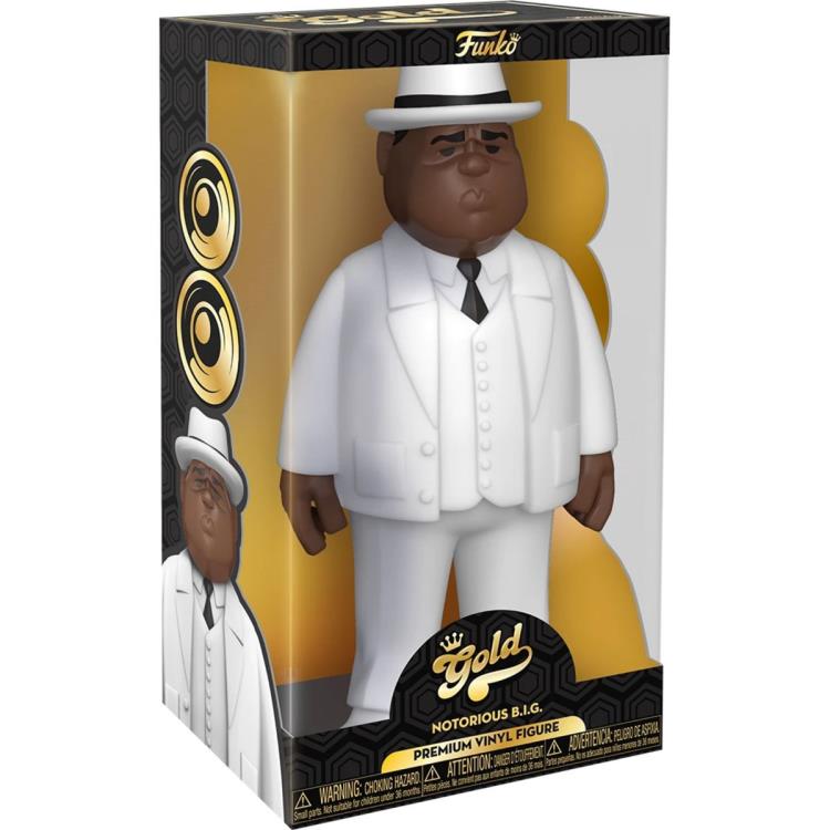 Notorious B.I.G. Gold Biggie Smalls White Suit 12-Inch Premium Vinyl Figure Gallery Image 4