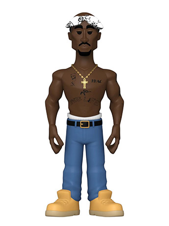 Tupac Shakur Gold 5-Inch Premium Vinyl Figure Gallery Image 2