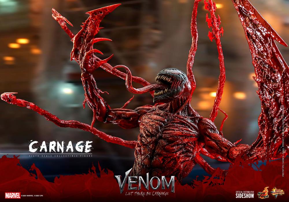 Venom: Let There Be Carnage MMS619 Carnage 1/6 Scale Collectible Figure Gallery Image 15