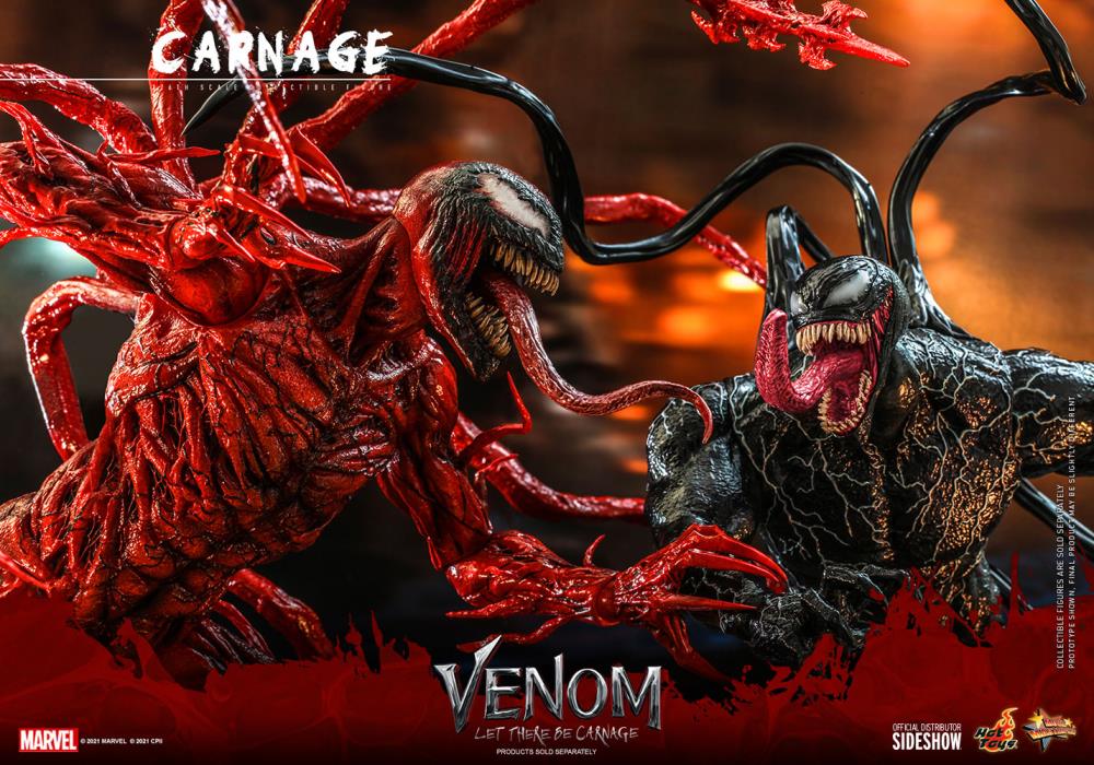Venom: Let There Be Carnage MMS619 Carnage 1/6 Scale Collectible Figure Gallery Image 8