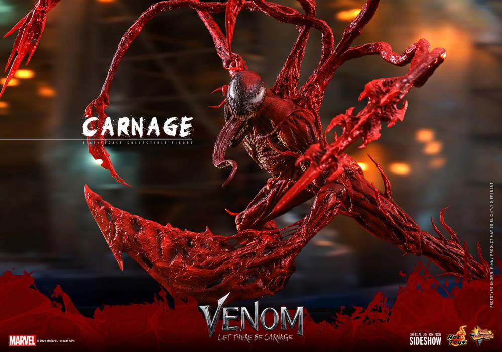 Venom: Let There Be Carnage MMS619 Carnage 1/6 Scale Collectible Figure Gallery Image 12