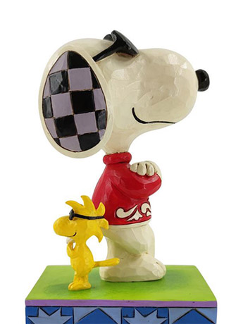 Peanuts "Cool Pals" Joe Cool & Woodstock (Jim Shore) Gallery Image 2