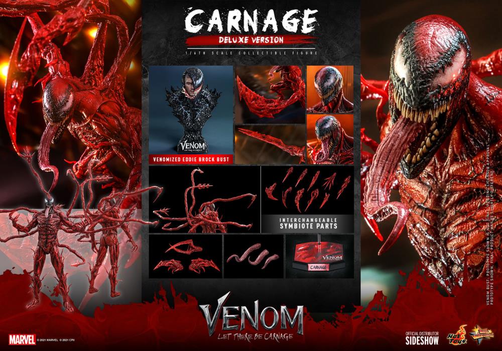 Venom: Let There Be Carnage MMS620 Carnage Deluxe 1/6 Scale Collectible Figure Gallery Image 22