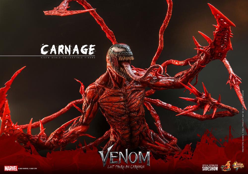 Venom: Let There Be Carnage MMS620 Carnage Deluxe 1/6 Scale Collectible Figure Gallery Image 8