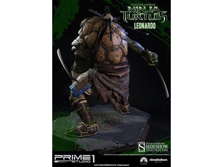TMNT 2014 Movie Museum Masterline Leonardo Statue Gallery Image 2