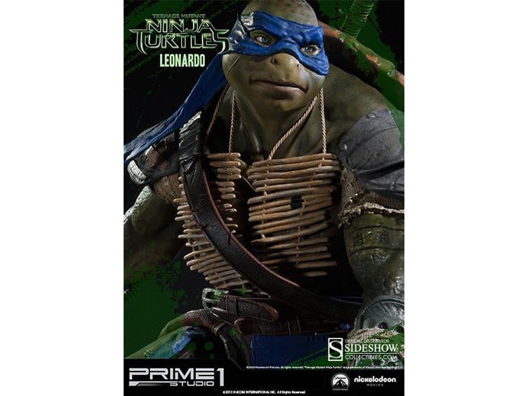 TMNT 2014 Movie Museum Masterline Leonardo Statue Gallery Image 3