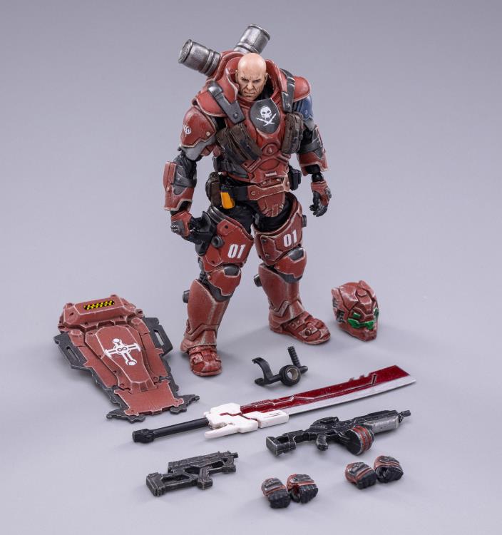 Battle for the Stars 01st Legion Steel Red Blade 1/18 Scale Figure Gallery Image 9