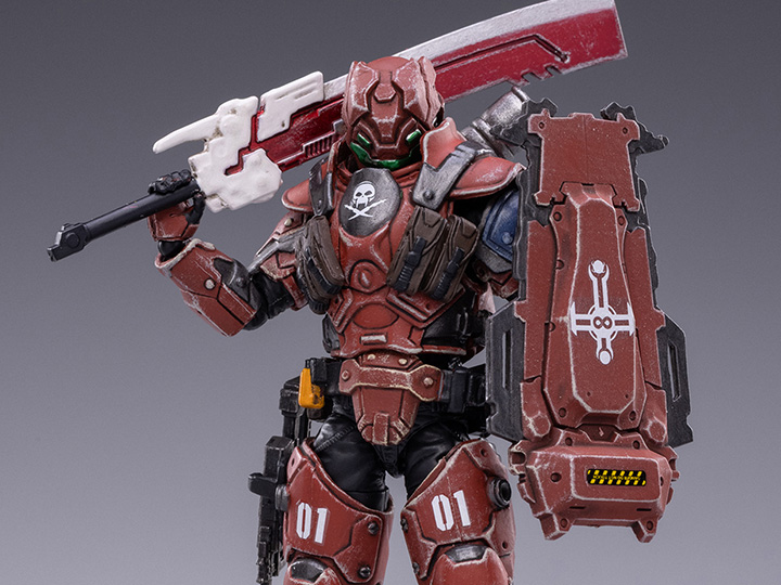 Battle for the Stars 01st Legion Steel Red Blade 1/18 Scale Figure Gallery Image 1