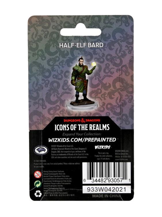 Dungeons & Dragons Icons of the Realms Half-Elf Bard (Male) Premium Painted Figure Gallery Image 5